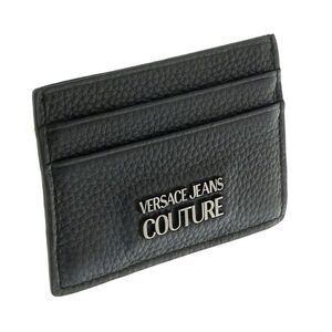 Versace Jeans Couture Black/Silver Small  Classic Flat Cardholder